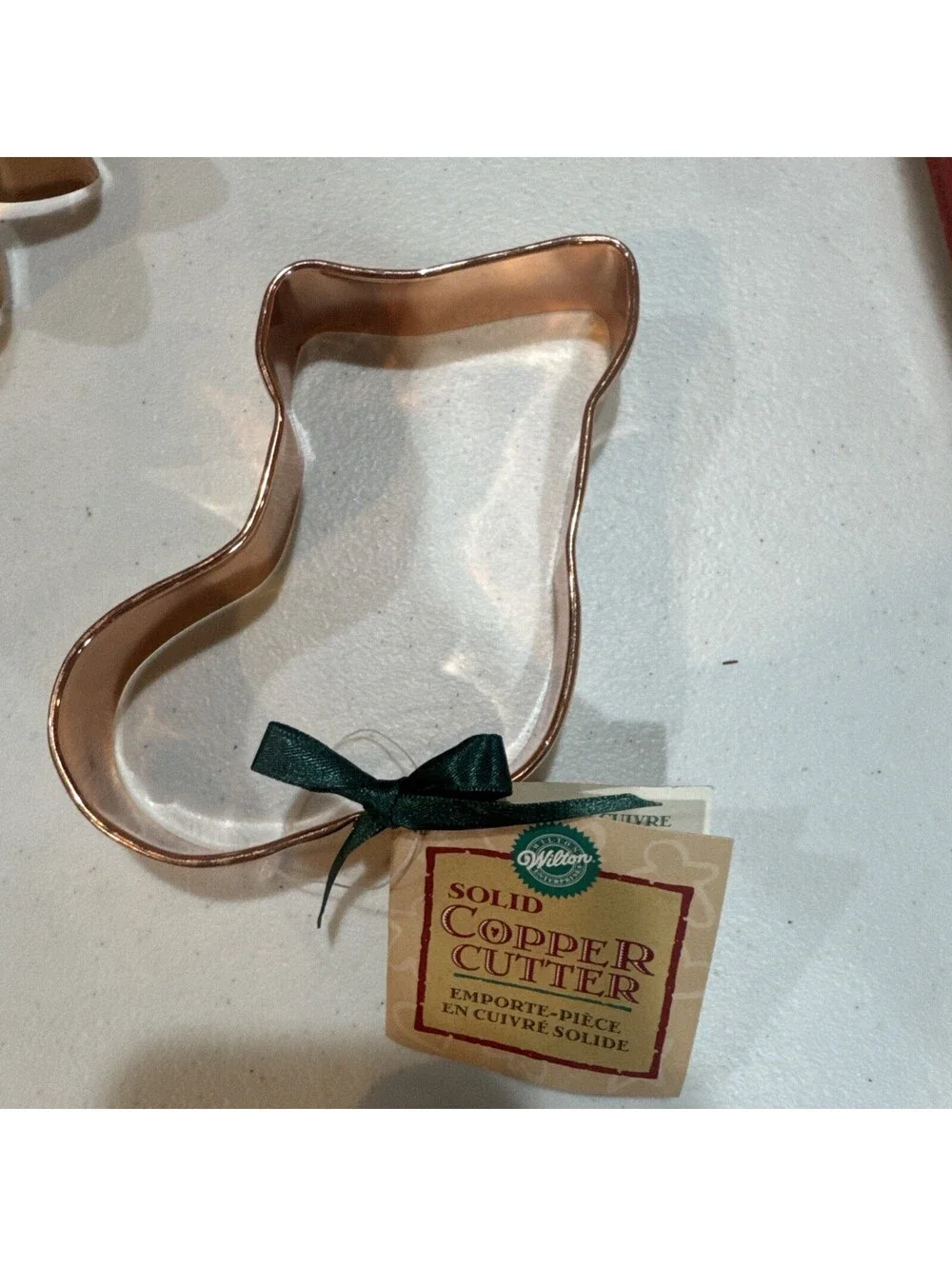 5 piece set of  Wilton Solid Copper Large Cookie Cutters-Never used.